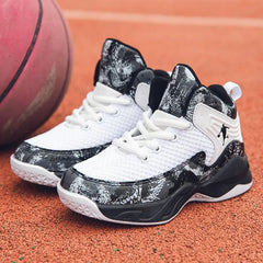 2024 New Boys Brand Basketball Shoes for Kids Sneakers Thick Sole Non-slip Children Sports Shoes Child Boy Basket Trainer Shoes