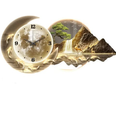 Modern LED Wall Clock – Luxury Home Decor Wall Decor