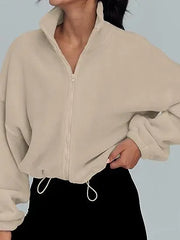 Women’s Polar Fleece Zip Hoodie Jacket
