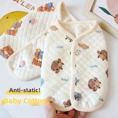 Warm Cotton Open Cardigan Pet Shop Pet Clothing for Small Dogs And s Teddy Bichon Baby Underwear Vest Spring Autumn Winter Dogbaby