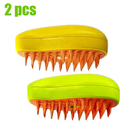 3-in-1 Steam Pet Brush – Spray Massage Grooming Comb Pet Shop