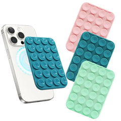Silicone Suction Cup Mobile Phone Holder for Magsafe Magnetic Phone Holder Wall Mount Stand For iPhone 12/13/14/15/16/17 Bracket