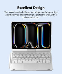 360° Magic Keyboard Case For iPad Air 11 13 M2 M3 2025 Air 4 5 10.9 For iPad Pro 11 12.9 13 10th Gen 11th A16 10.2 7/8/9th Folio