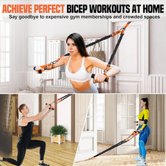 Pull Up Assistance Bands Set Resistance Strap for Pull-ups Assist for Men Women Hanging Training Chin-up Workout Body Stretching
