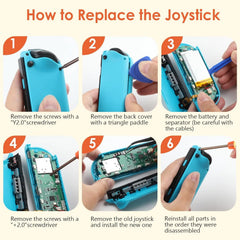 For Nintendo Switch Replacement Joystick Original 3D Analog Thumb Stick for Switch Lite Joycon Controller Repair Tool