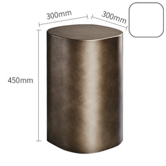 italian design antique graphite steel coffee table silver gold metal side table for Living Room Furniture