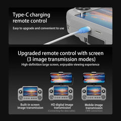 Original new A1R GPS Drone 4K Professional 8K HD Dual Camera Brushless Motor 5G WIFI FPV Foldable RC Quadcopter Helicopter toys
