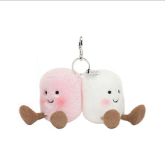 JC Cute Girl Plush Bag Charm Keychain – Kawaii Gift Toy