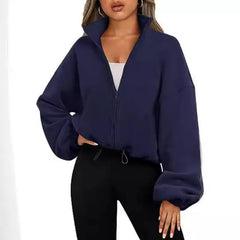 Women’s Polar Fleece Zip Hoodie Jacket