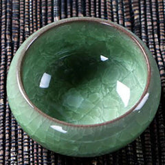 Handmade Ice Crack Ceramic Candlestick  DIY Decorative Candle Holders for Home Party Wedding