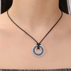 My Shape Hebrew Prayer Necklaces Shema Israel Blessing Stainless Steel Pendant Necklace Star of David Jewish Jewelry Wholesale