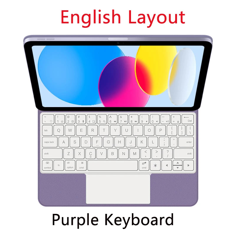 Magic Keyboard for iPad A16 2025 11th 11" Magnetic Case for iPad 10 10th 11th Generation Floating Stand Multi-Touch Keyboard