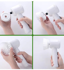 Electric Spin Scrubber, Bathroom Cordless Cleaning Brush Power Scrubber with  Replaceable Brush Heads, Electric Cleaning Brush