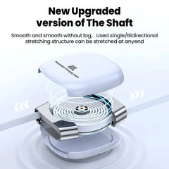 100W Type C to Type C Fast Charging Retractable Cable For iPhone 17 16 Xiaomi 15 USB C Quick Charge Car Kit Portable Charge Cord