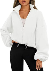 Women’s Polar Fleece Zip Hoodie Jacket