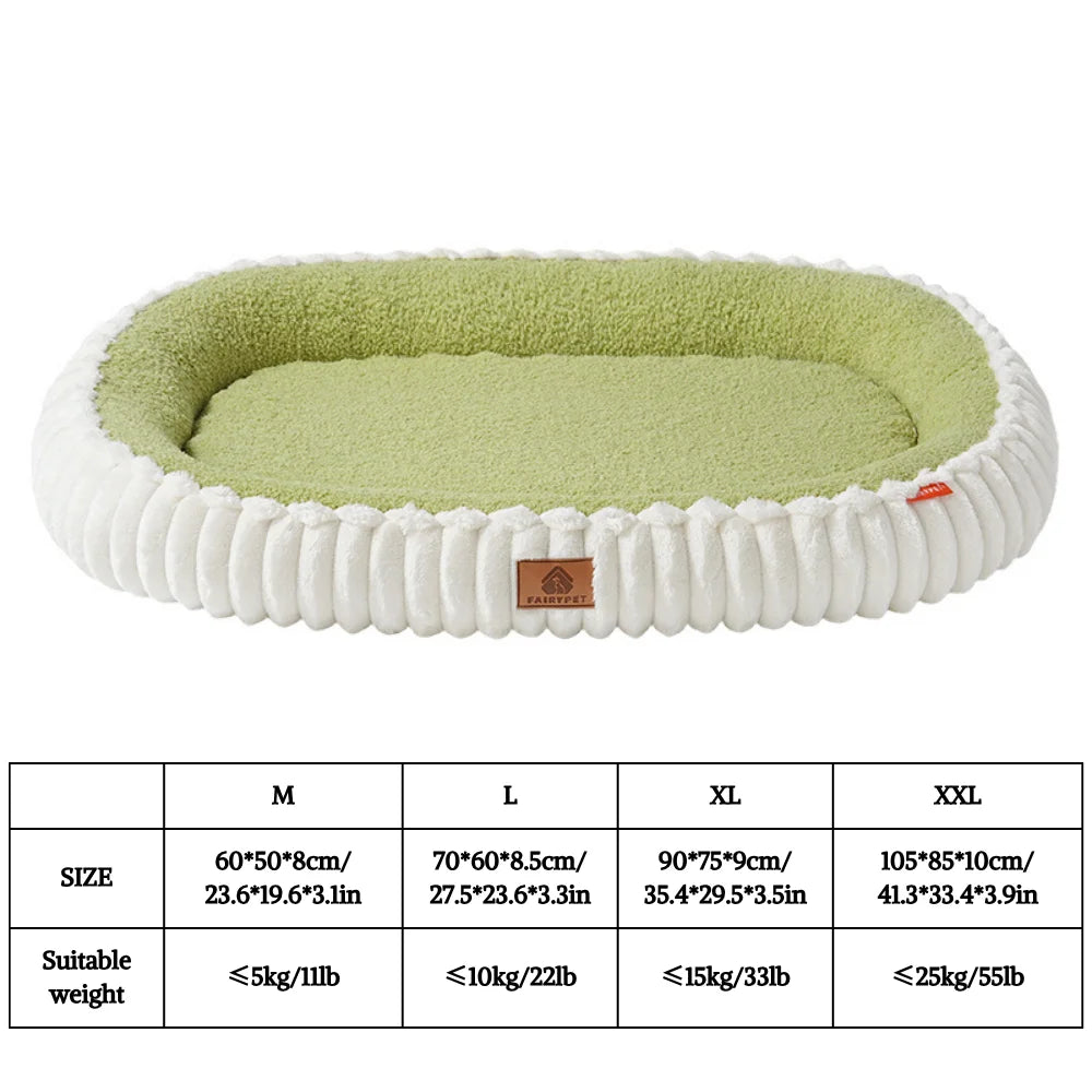 Winter Orthopedic Dog Bed for Dogs Breeds,Egg Crate Foam Dog Sofa Beds,Pet Couch Bed with Four Sided Bolster,Non-Slip Bottom Pet Shop