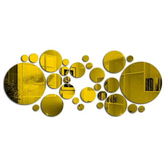 Acrylic Mirror Wall Sticker Round Decorative Mirror