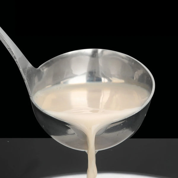 Stainless Steel Ladle with Pouring Spout Soup Oil Separator Spoon Canning Ladle Heat Insulation Anti-scalding Spoon Kitchen Tools, Cooking Utensils