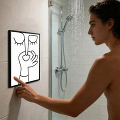 Funny Toilet Wall Decor – Humorous Bathroom Art Sign for Home