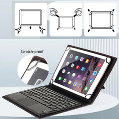 Universal Bluetooth Keyboard with Touchpad For TCL NXTPAPER 11 Plus Gen 2 FE 11 11.5 inch Folio Stand Case Protective Cover