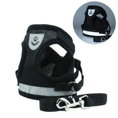 Vest Harness Leash Adjustable Mesh Vest Dog Harness Collar Chest Strap Leash Harnesses With Traction Rope XS/S/M/L/XL Pet Shop