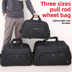 Large Capacity Stackable Handheld Travel Bag Wheel Skating Luggage Suitcase for Men And Women Business Travel Bag
