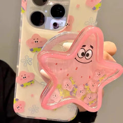 Ins New Pink Starfish Magnetic Phone Holder For Magsafe iPhone 17 16 15 14 13 Pro Max