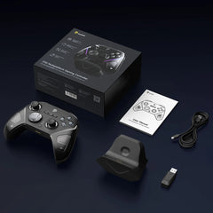 EasySMX TMR Stick Controller D10 Wireless Gamepad Compatible with PC/Switch/Steam/Phone/TV, Charging Dock, Micro Triggers