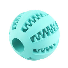 Dog Toy Ball, Nontoxic Bite Resistant Toy Ball for Pet Dogs Puppy Cat, Dog Pet Food Treat Feeder Chew Tooth Cleaning Ball Pet Shop