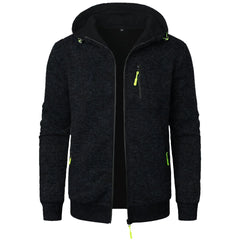 Men's Sports Fitness Casual Sweatshirt Cardigan Hooded Jackets Cardigan Hooded Sweatshirts Baseball Jacket