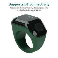 Smart App Ring Counter OLED Digital Display Bluetooth Counter Time Reminder Wearable Prayer Bead Counter