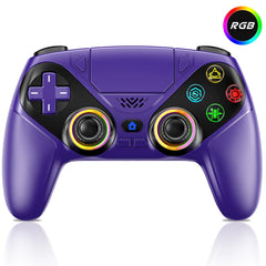 Controller For Playstation 5 PS5/PS5 Pro/Slim/PC,RGB Wireless Gamepad W/Hall Effect Trigger Marco/Turbo Anti-Drift Game Joystick