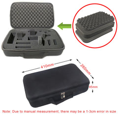 Eva Storage Bag Tool Case Waterproof Oxford Cloth Zipper Bag Shockproof Sponge Box Fishing Gear Organizer Carring Pouch Camera