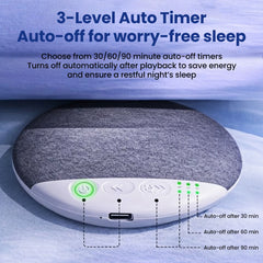 Ultra-slim Bluetooth 5.3 Speaker for Bedside Use Noise Soundbar Wireless MP3 Music Player Ultra Thin Timed Shutdown Audio Play