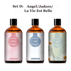 PHATOIL 100ml Fragrance Oil Coconut & Vanilla Bubble Gum Sea Breeze White Musk Aroma Fragrance Oils For Candles Soap Making