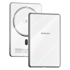 KUULAA Magnetic Power Bank 5000mAh Slim Wireless External Battery 20W Fast Charging for MagSafe Powerbank for iPhone 16 15 14 13