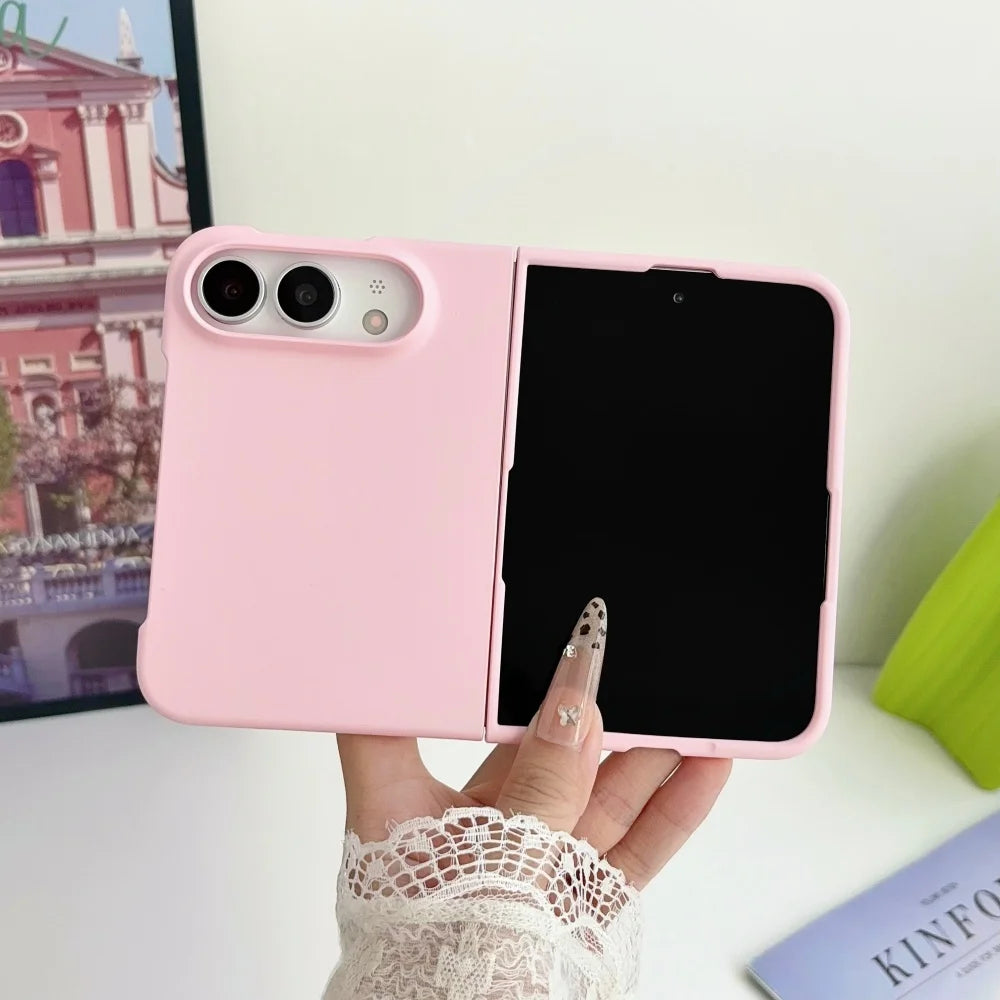Fashion Ultra Slim Matte Candy Solid Color Case for iPhone Ultra Frosted Shockproof Hard PC Thin Cover for iPhone 18 Fold