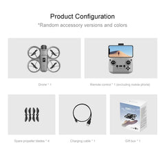 D16 Mini Drone 8K HD Dual Camera Profesional 180° Electric Adjustable GPS Positioning Obstacle avoidance Bushless UAV 2026 New