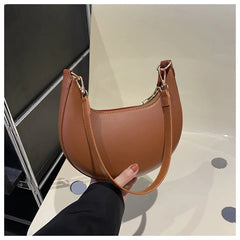 Luxury Moon-Shaped Shoulder Bag for Women – Elegant Handbag