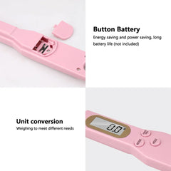Mini Digital Spoon Scale 0.1–500g – LCD Kitchen Measure Tool