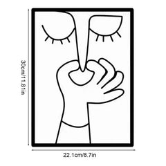 Funny Toilet Wall Decor – Humorous Bathroom Art Sign for Home