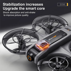 New S156 Quadcopter Aircraft Drone 8K Professional Camera Drone 5G WIFI FPV 4.5 Inch Large Screen Remote Control RC Dron VS V66