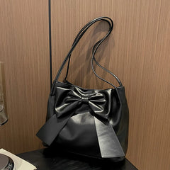 Fashion Bow Shoulder Handbag for Women – Versatile Style