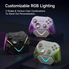 EasySMX TMR Stick Controller D10 Wireless Gamepad Compatible with PC/Switch/Steam/Phone/TV, Charging Dock, Micro Triggers