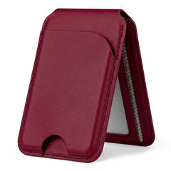 2 in 1 Magnetic MagSafe Wallet Stand, Leather Magnetic Card Holder Wallet for IPhone16/15/14/13/12 Series with Adjustable Holder