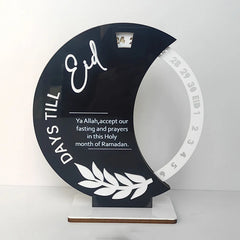 1pc Acrylic Ramadan Calendar Day of Ramadan Calendar Eid Mubarak Home Decoration Ornament Party Supply