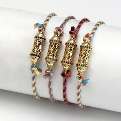 Lucky Eye Adjustable Colorful Braided Rope Bracelet Turkish Evil Eye Bead Copper Zircon Charm Bracelet for Women Men Jewelry