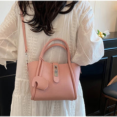 Fashion Leather Tote Bag – Versatile Casual Commuter Bag
