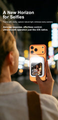 NEWEST Magnetic Selfie Monitor Screen with Fill Light Phone Back Mirroring Rear Camera For Live Stream Vlogging Video Recording