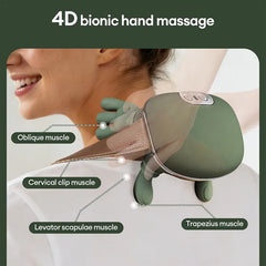 2026 4D Electric Biomimetic Neck Massager – Portable Muscle Relaxer